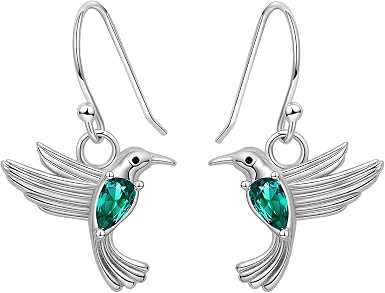 925-Sterling-Silver Flying Hummingbird 