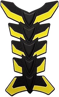 Rubber Yellow Motorcycle Modified Oil Fuel Gas Tank Pad Protector Sticker