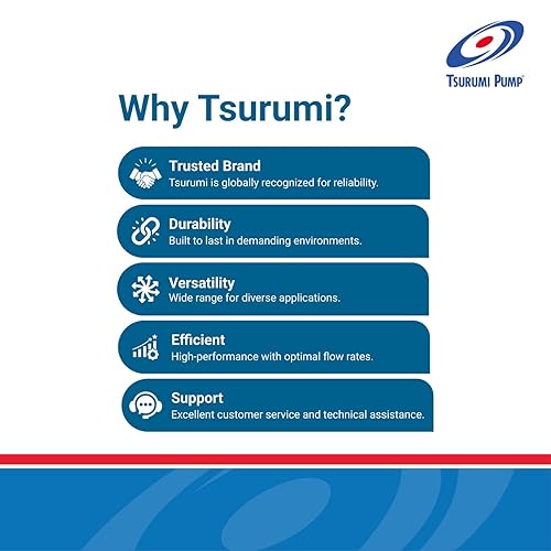 Vista 6 de Tsurumi Pump Bomba de deshidratación sumergible LB-800 1 HP 115V 2 pulgadas descarga para construcción y deshidratación general 80 GPM / 4800 GPH