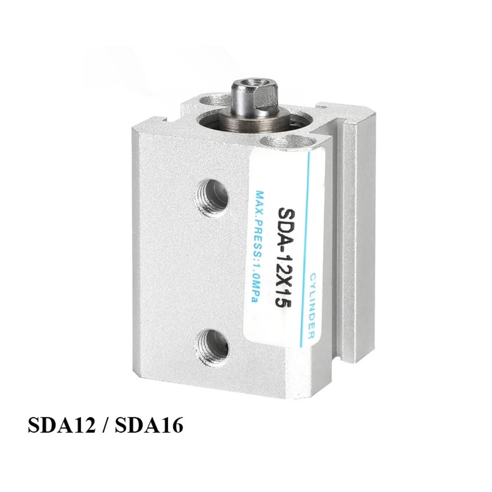 Vérin pneumatique Série SDA Vérin pneumatique Compact 12 16 20 25 32 40 50 63 80 mm alésage à 5 10 15 20 25 30 35 40 45 50 mm Course(Stroke 40mm,Bore 40mm)