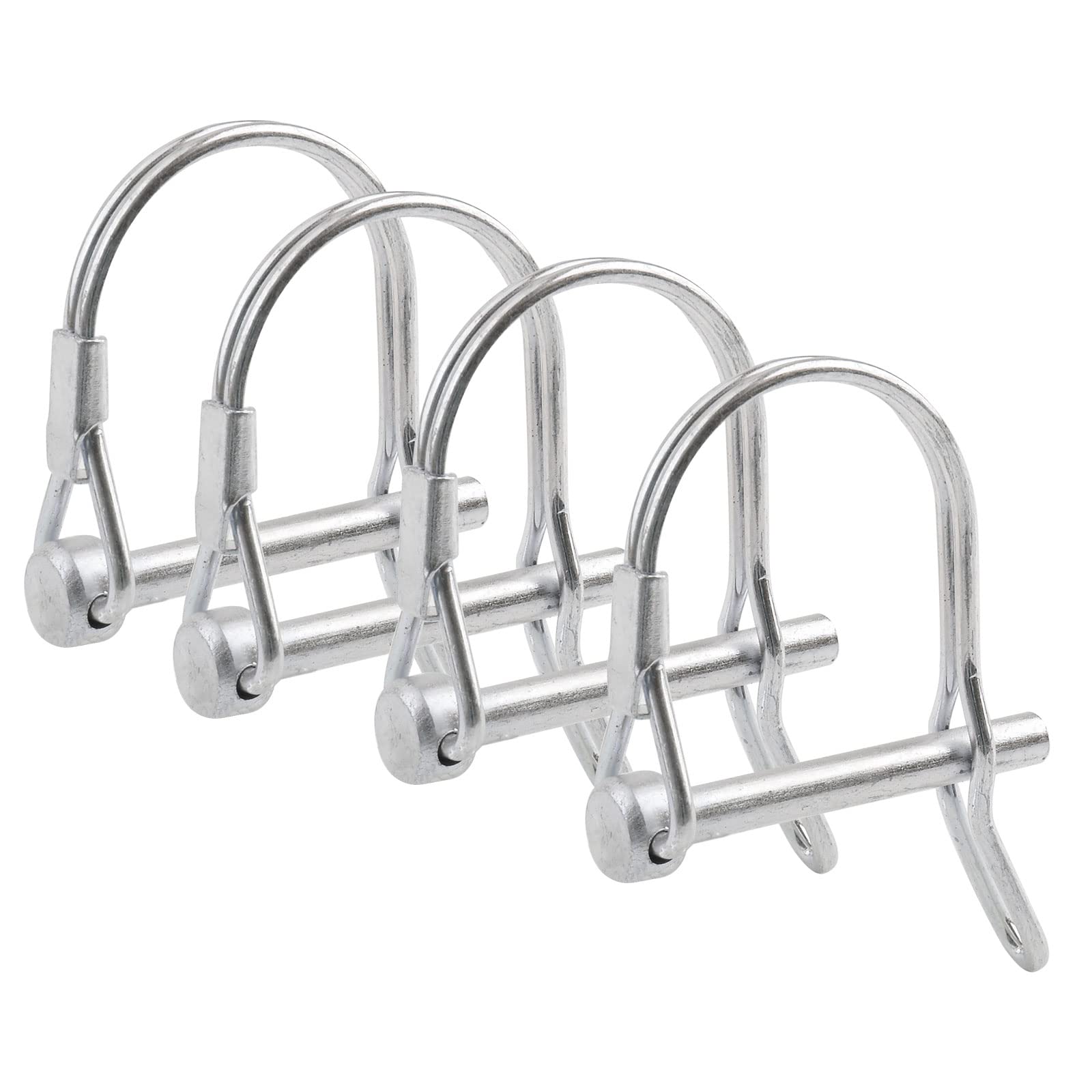 INCREWAY Perno di bloccaggio, 4PCS 5 * 40mm in acciaio al carbonio, perno di bloccaggio del rimorchio perno di bloccaggio perno di bloccaggio per pista fattoria prato