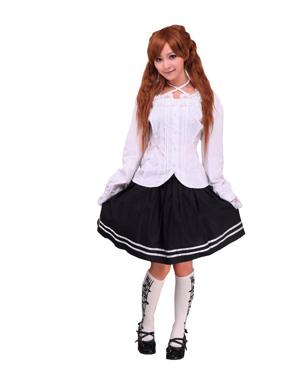 Antaina Weiß Baumwolle Spitze Rüsche Süß Sexy Viktorianisch Lolita Hemd Bluse,MEHRWEG