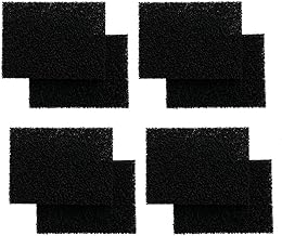 8 Pcs Charcoal Compost Bin Filters Replacement for Food Waste Caddy, Activated Charcoal Filters for Compost Bin Kitchen Compost, 10mm Thick