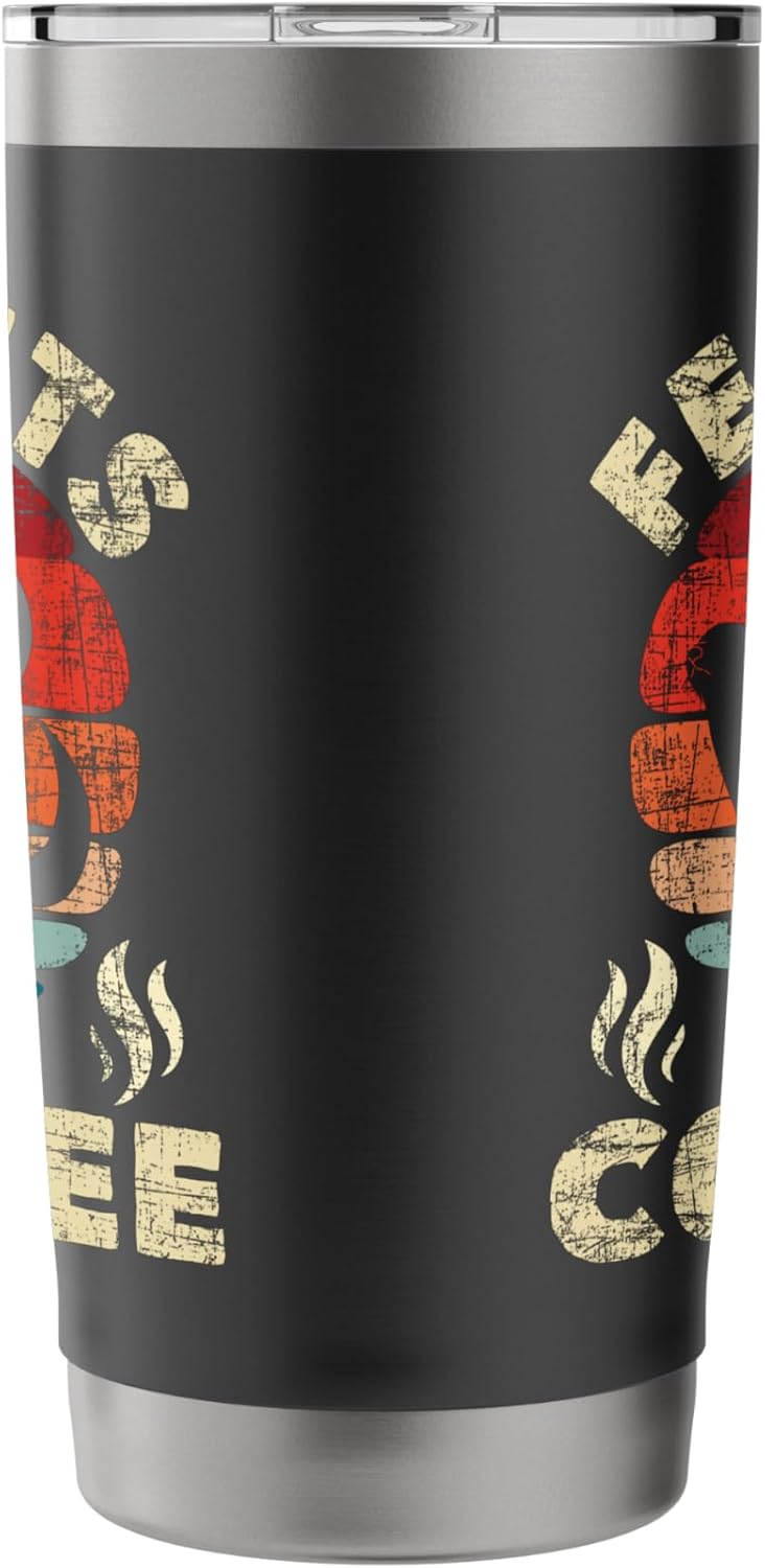 Ferrets And Coffee - Ferret Owner Animal Lover Stainless Steel Insulated Tumbler - Image 4