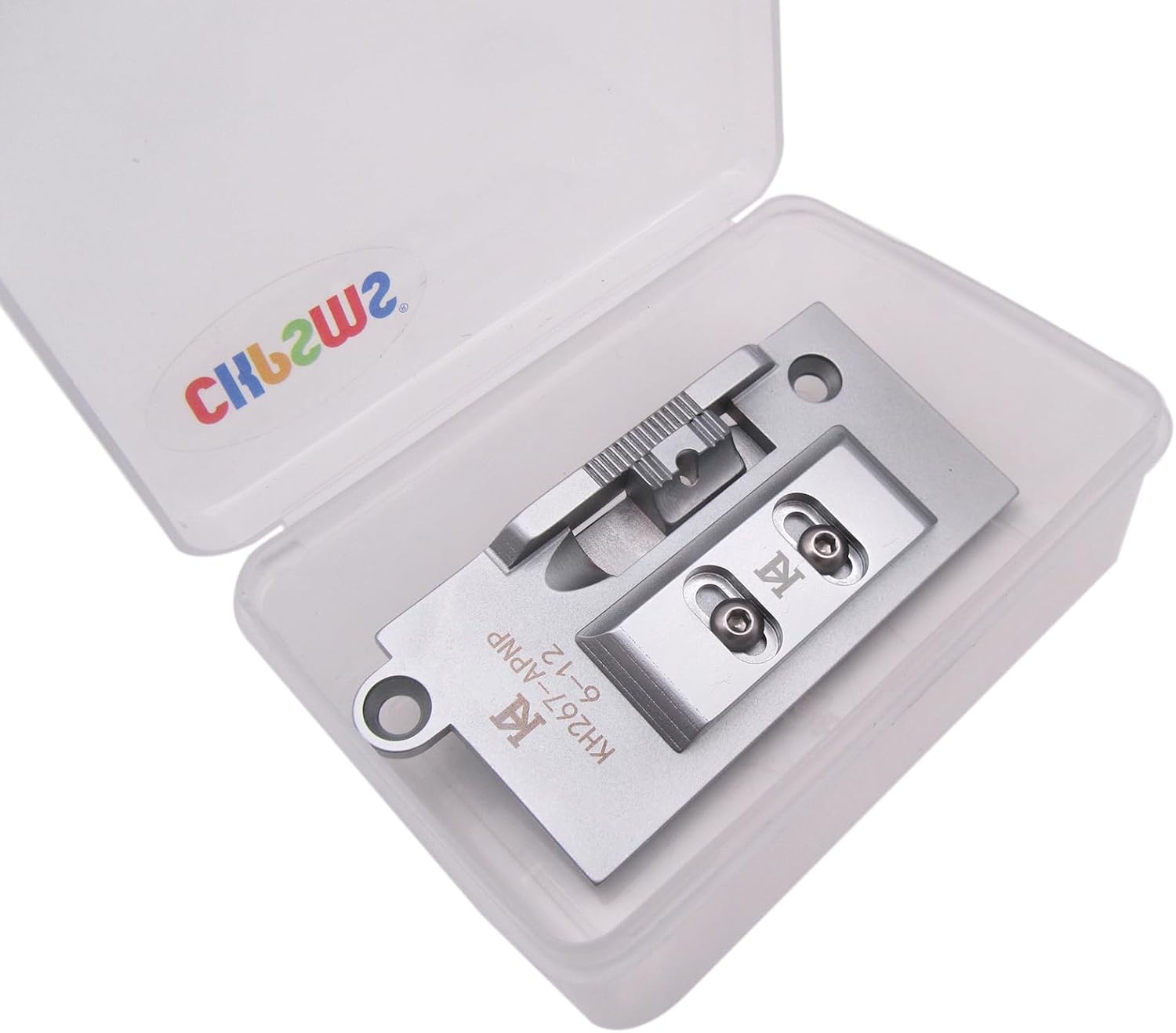 CKPSMS Brand -1SET #KH267-APNP+KH267-APFD Needle Plate & Feed Dog for Piping On Compatible with/Replacement for Durkopp Adler Brand 267 Single Needle Sewing Machine