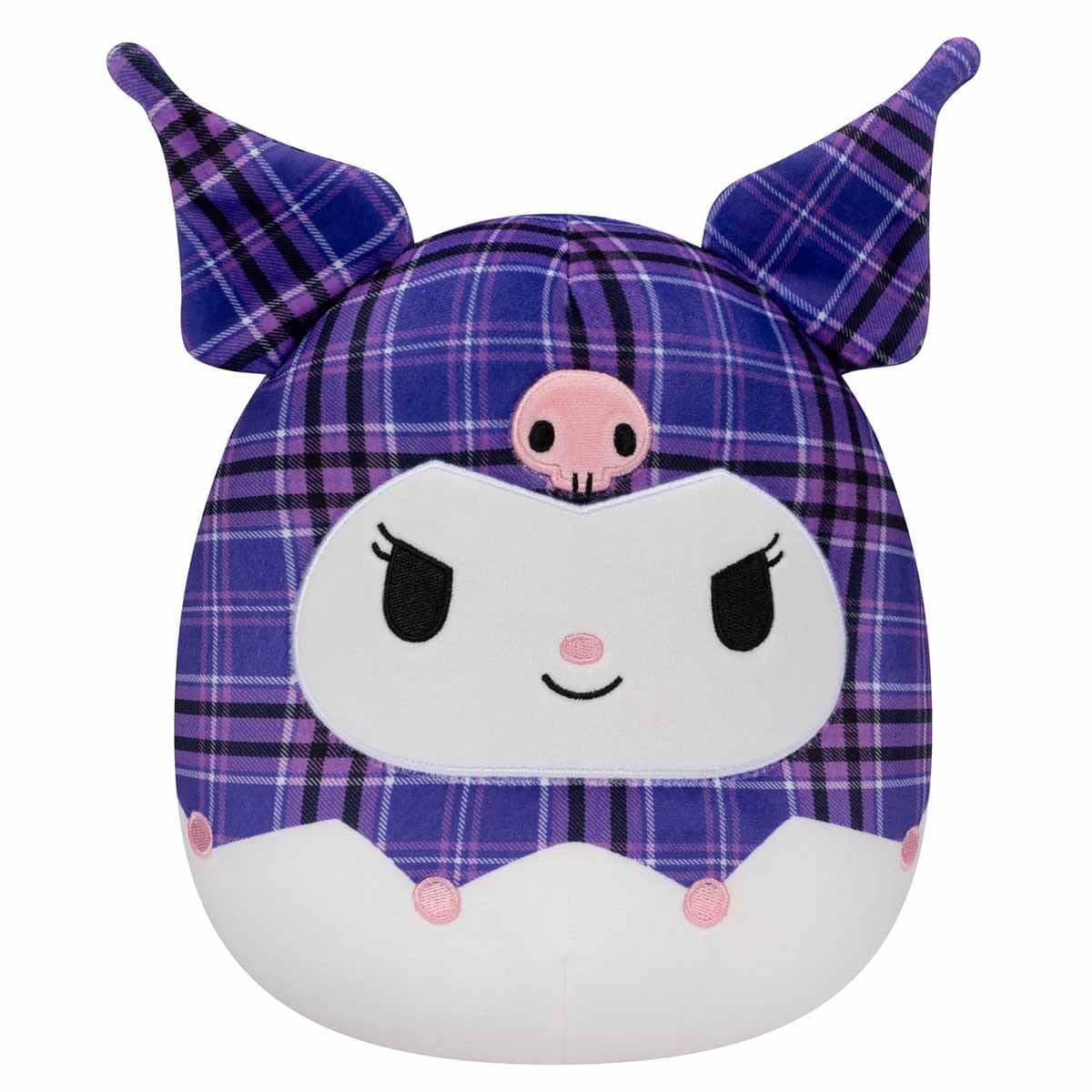 Sanrio Squishmallows 8 Inch Plush | Plaid Kuromi