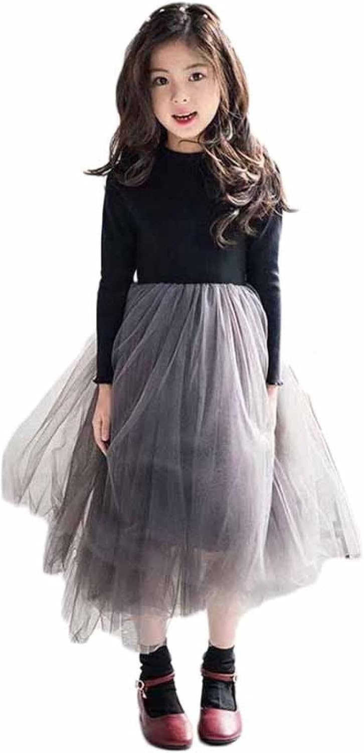 ワンピース キッズ 女の子 普段着 入学式 卒業式 通園 通学 ドレス ブラック黒い スパンコール こどもの日プレゼント 子供 黒 子供服 エレガント キッズ服 発表会 結婚式 秋冬 チュニックドレス ディスカウント