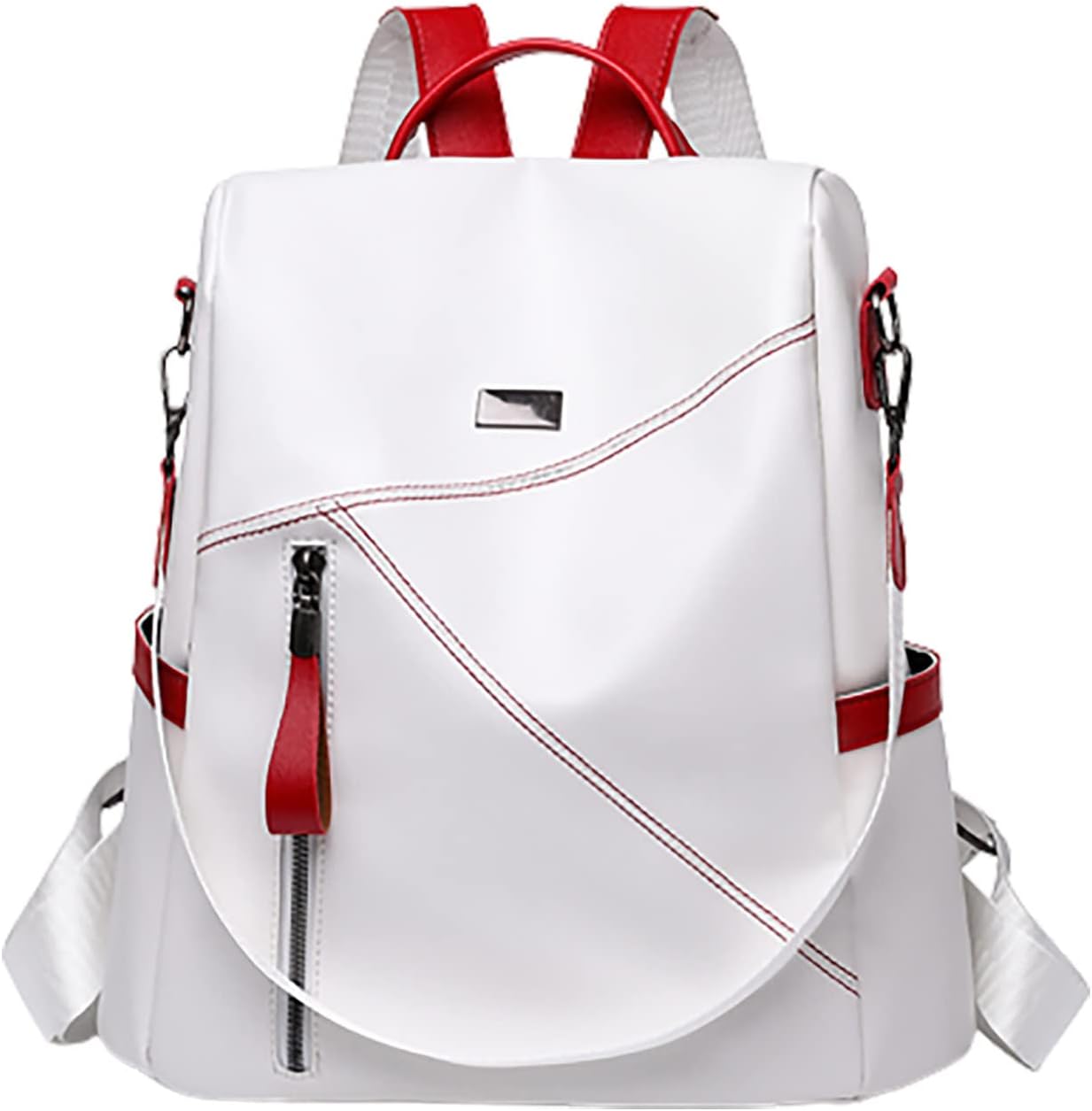 Zaino Donna Antifurto Convertibile KADAX, Borsa A Tracolla O Zaino, Design Geometrico, Colorato - Foto 4