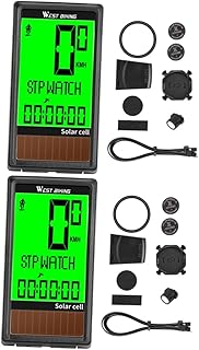 STOBOK 2 pcs speedometer speedometer speedometer odometer bike computer computer excersize bike bicicleta estatica para ejercicios bike distance time measure digital computer