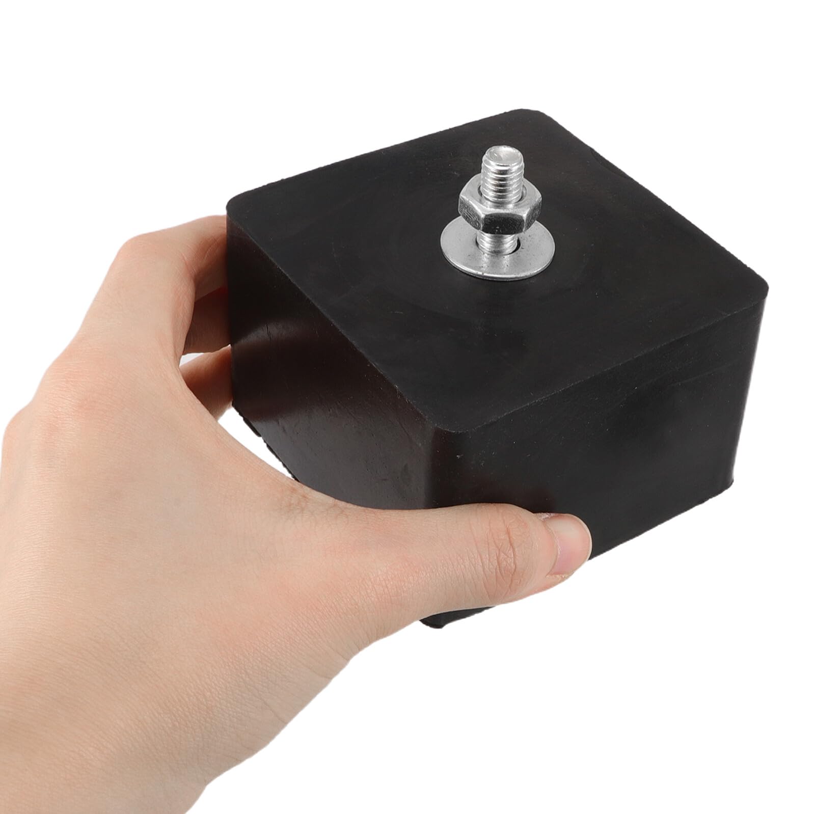 Soportes Antivibración para Aire Acondicionado Exterior Almohadillas Amortiguadoras de Goma Gruesa 80X80X50 MM Juego de 4 Piezas Tapetes Antivibración Resistentes Intemperie