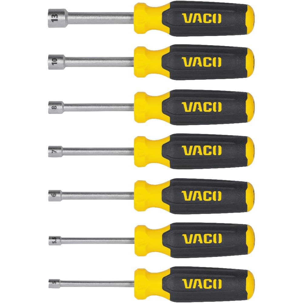 Amazon.com: VACO VAC7071 7-Piece Metric Hex Nut-Driver Set