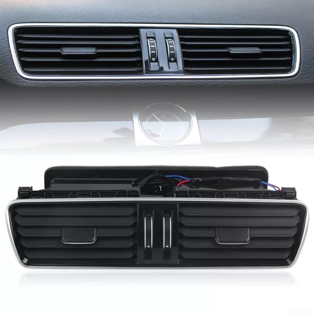 Pannello centrale per cruscotto con presa di controllo del clima per Passat B6 B7, CC 2006-2011, 3AD819728A, nero