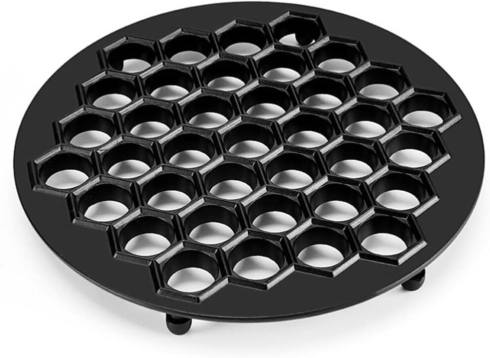 Dumpling Maker Press with 37 Cavities Zinc Alloy Mold for Fast Homemade Dumplings Kitchen Tool for Home and Restaurant Use