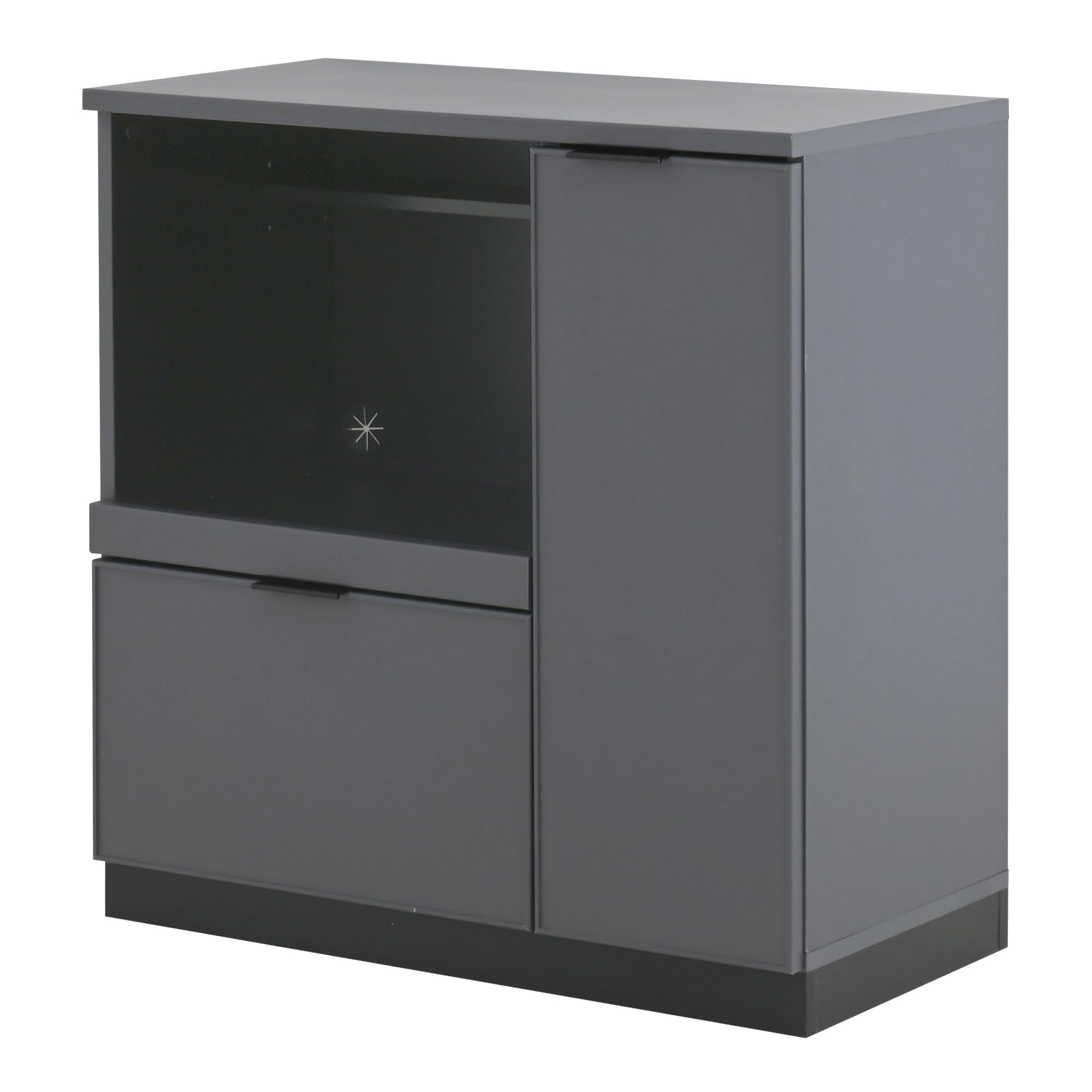 Amazon｜レンジボード 90幅 レンジ台 食器棚 白 キッチン収納 キッチン