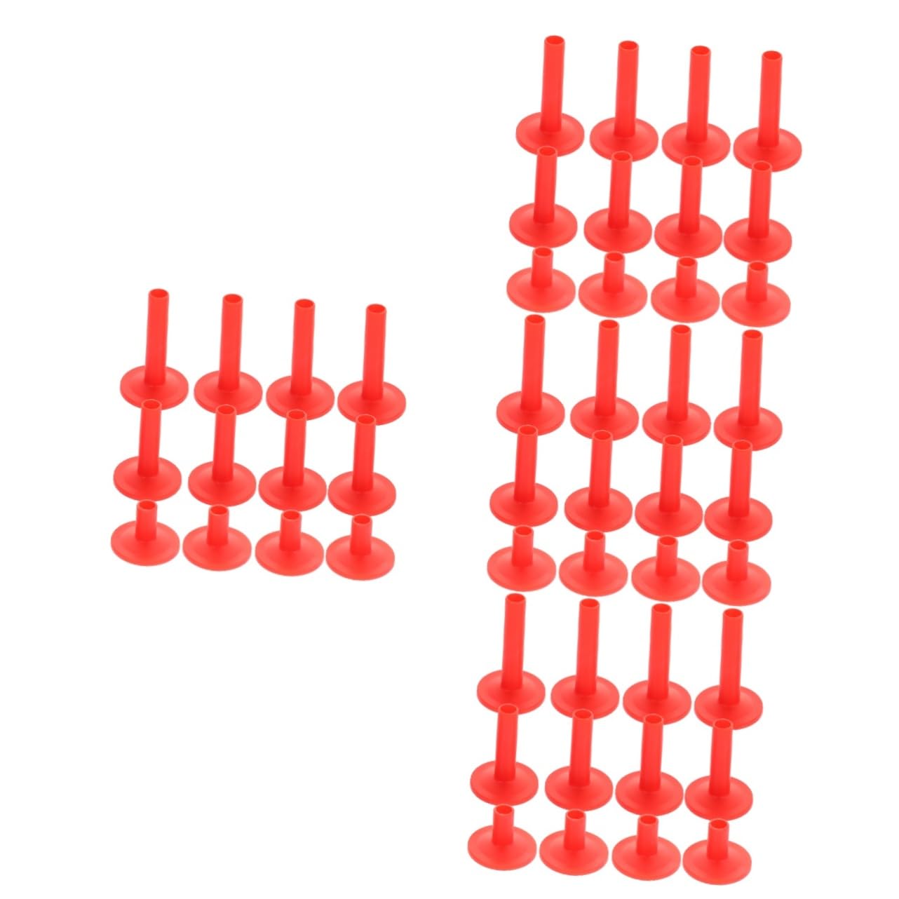 Generic 48piezas Fundas De Platillo Para Batería Accesorios De Percusión Soportes De Duraderas y Ligeras Instalación Sencilla