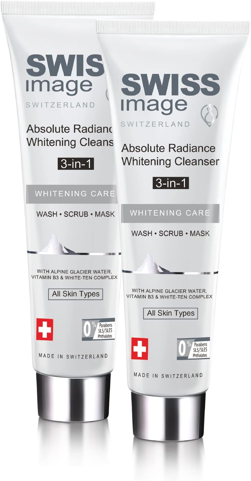 Brightening 3 in 1 Face Wash, Scrub & Mask, 2 X 100ml | Formulated with Niacinamide | Deep Cleanses, Exfoliates & Protects Skin |Reduces Dark Spots, Pigmentation | For All Skin Types
