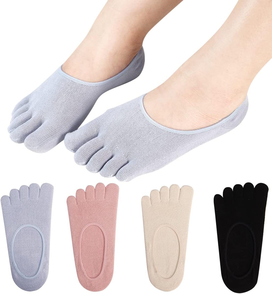 meaiguo Women's Show Toe Socks