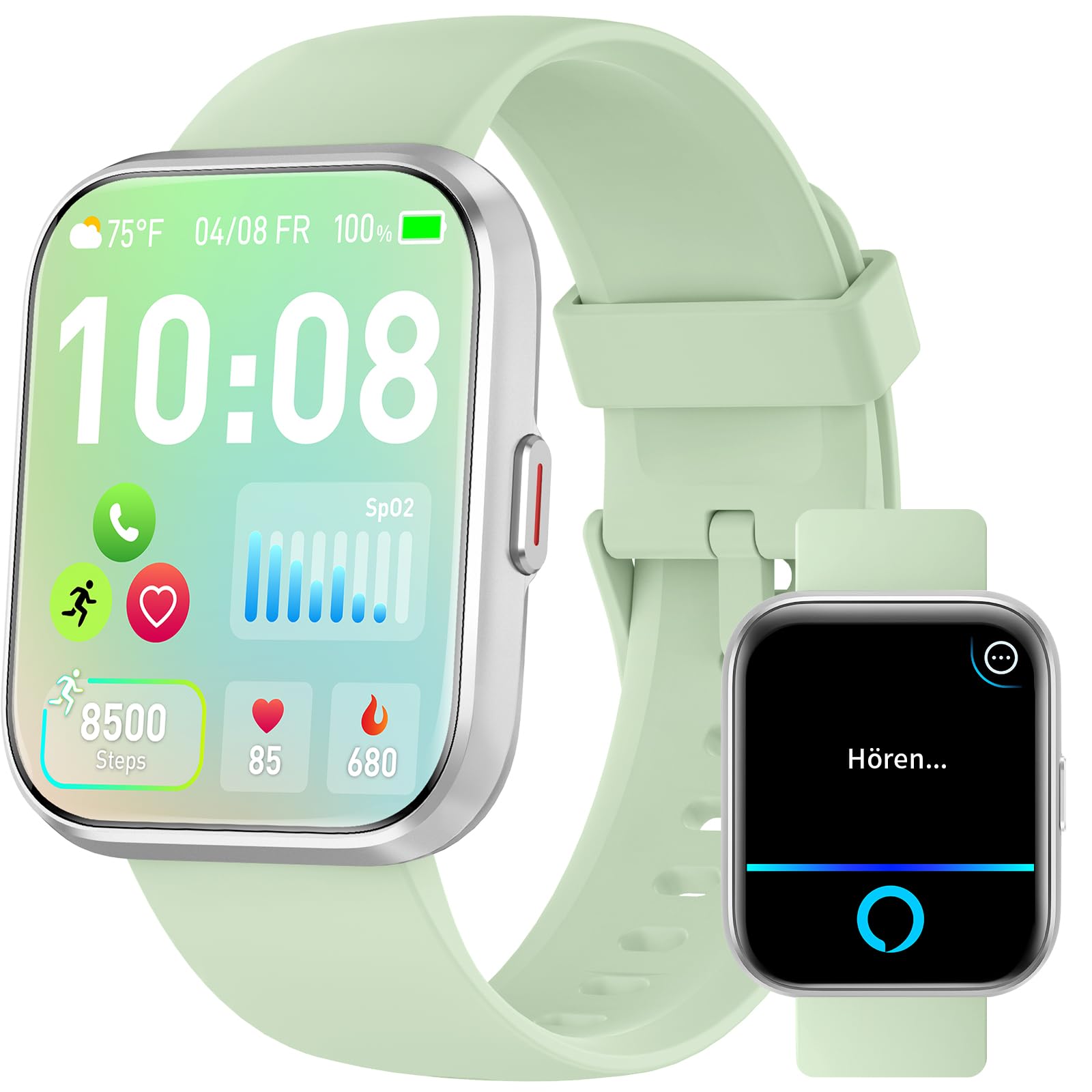 smartwatch con monitoraggio del battito e sonno ip68