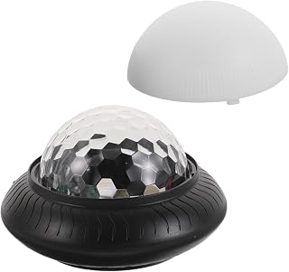 Beaupretty Rechargeable LED Disco Ball Light 3w Mini RGB Stage Lamp with Sound-Activated Strobe Effect for Dance Parties, Birthday Decorations, and Home Use