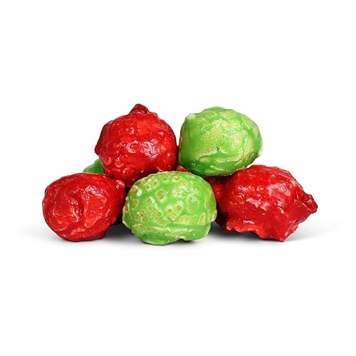 Miniatura 4 de Holiday Red & Green Popcorn by It's Delish, bolsa a granel de 5 libras  Snack gourmet a granel de maíz pop  Confeti de caramelo con temática