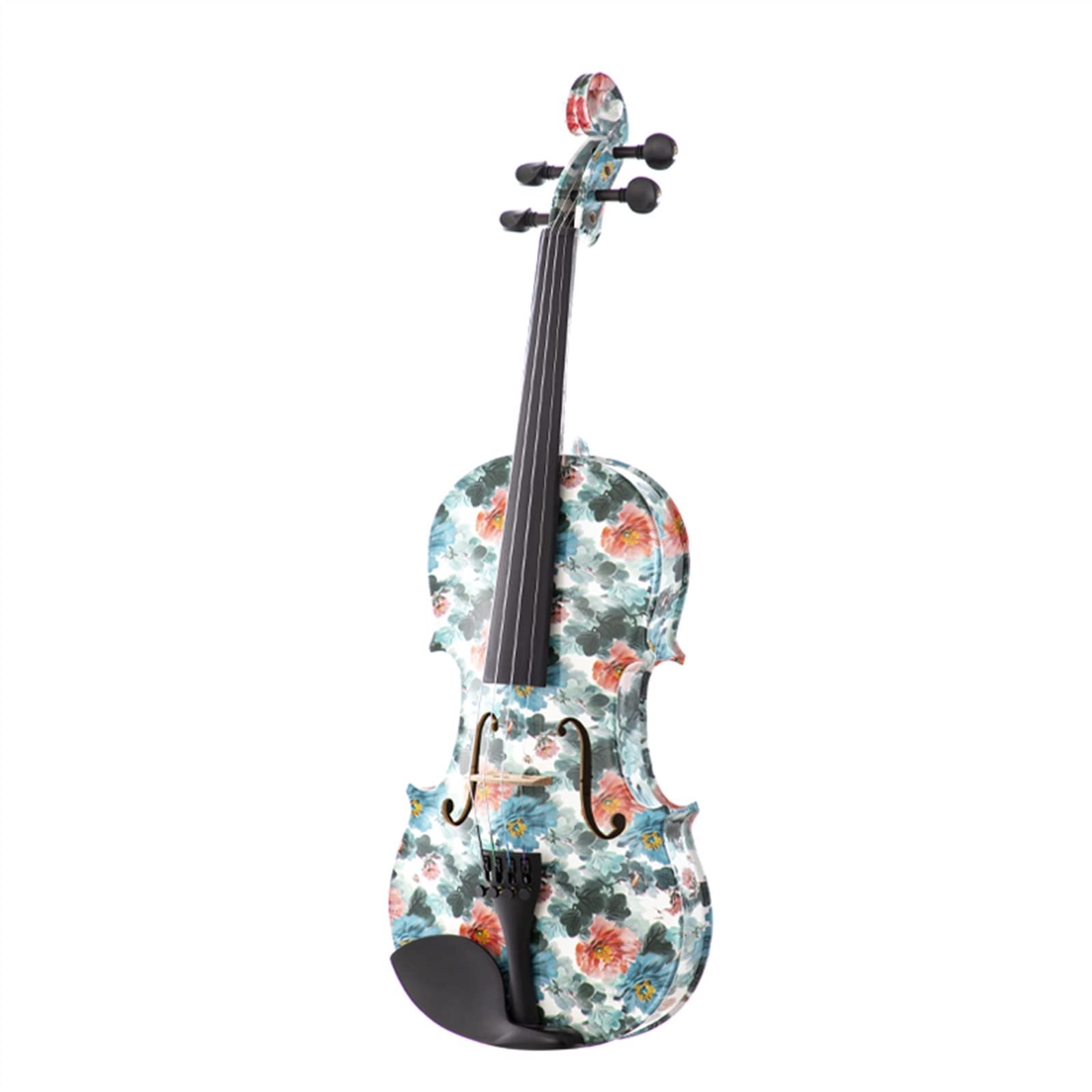Strumento Musicale per Violino Acustico Tradizionale 4/4 Fatto A Mano Professionale con Custodia in Ebano Violini per Studenti
