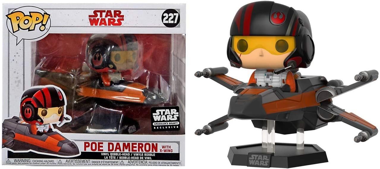 POP! Movies: Star Wars #227 - Poe Dameron with X-Wing (Star Wars Smuggler's Bounty Exclusive)