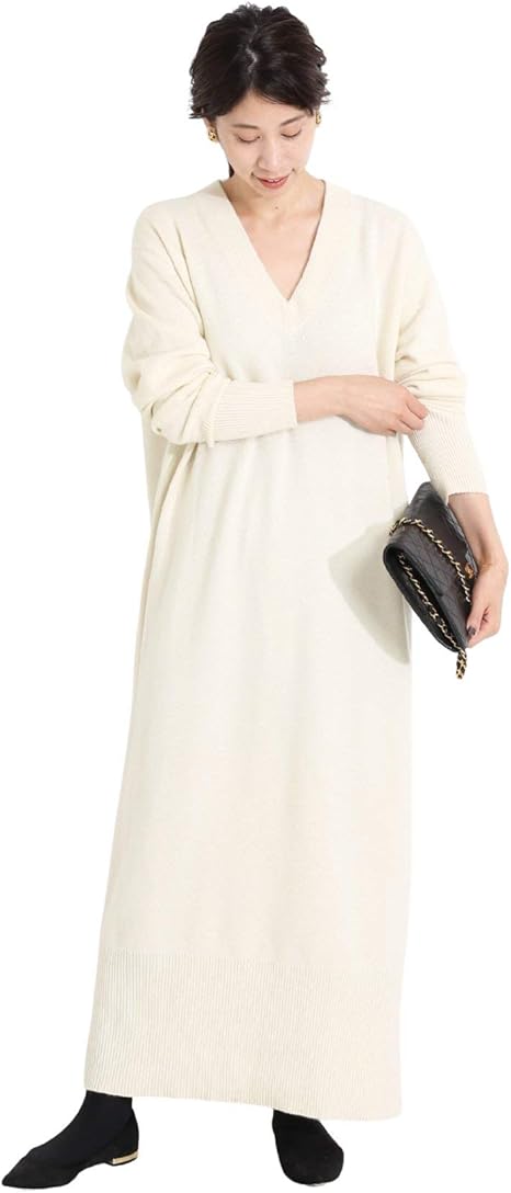 Amazon Co Jp ヴェルメイユ パー イエナ Picea ピセア Vネックロングニットワンピース 4 ホワイト 服 ファッション小物 Amazon Co Jp ヴェルメイユ パー イエナ Picea ピセア Vネックロングニットワンピース 4 ホワイト 服 ファッション小物