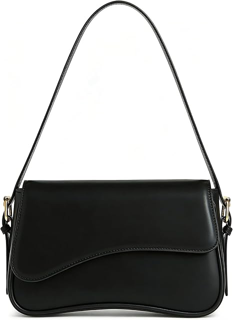 Women's Crescent Shoulder Bags Retro Y2k 90s Hobo Handbags Top Handle Faux Leather Underarm Bag Fashion Clutch Purses