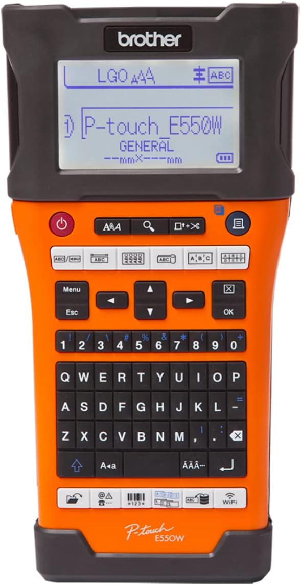 BROTHER PT E550WVP Label Printer, Portable Label Maker for Electricians