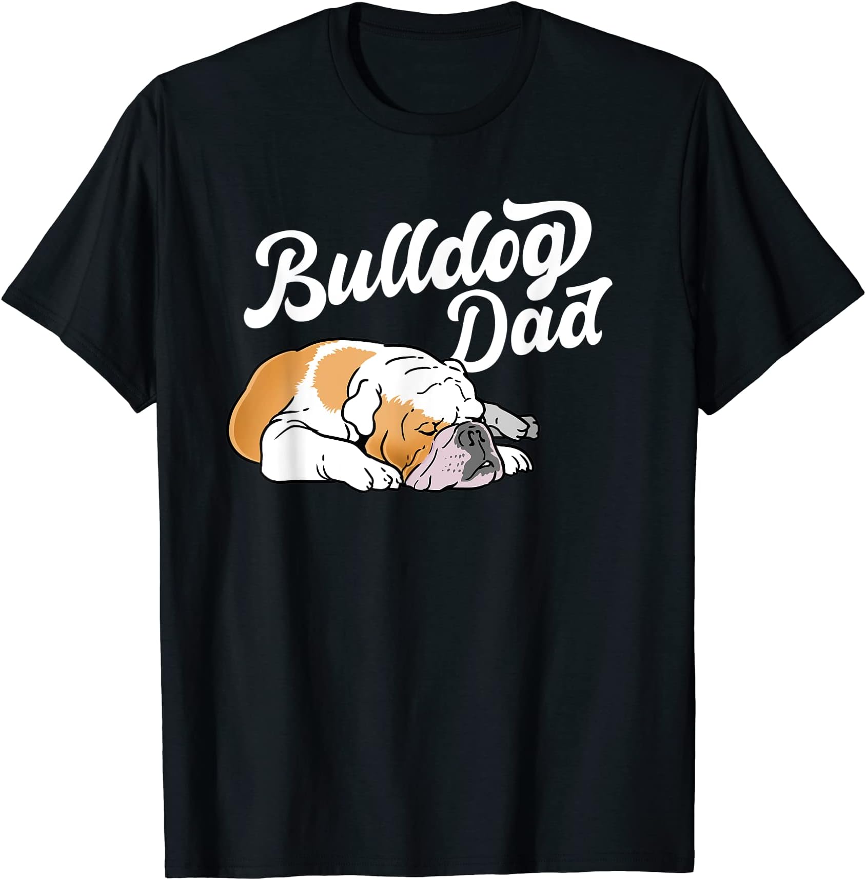 Bulldog Dad English Bulldog Dog T-Shirt
