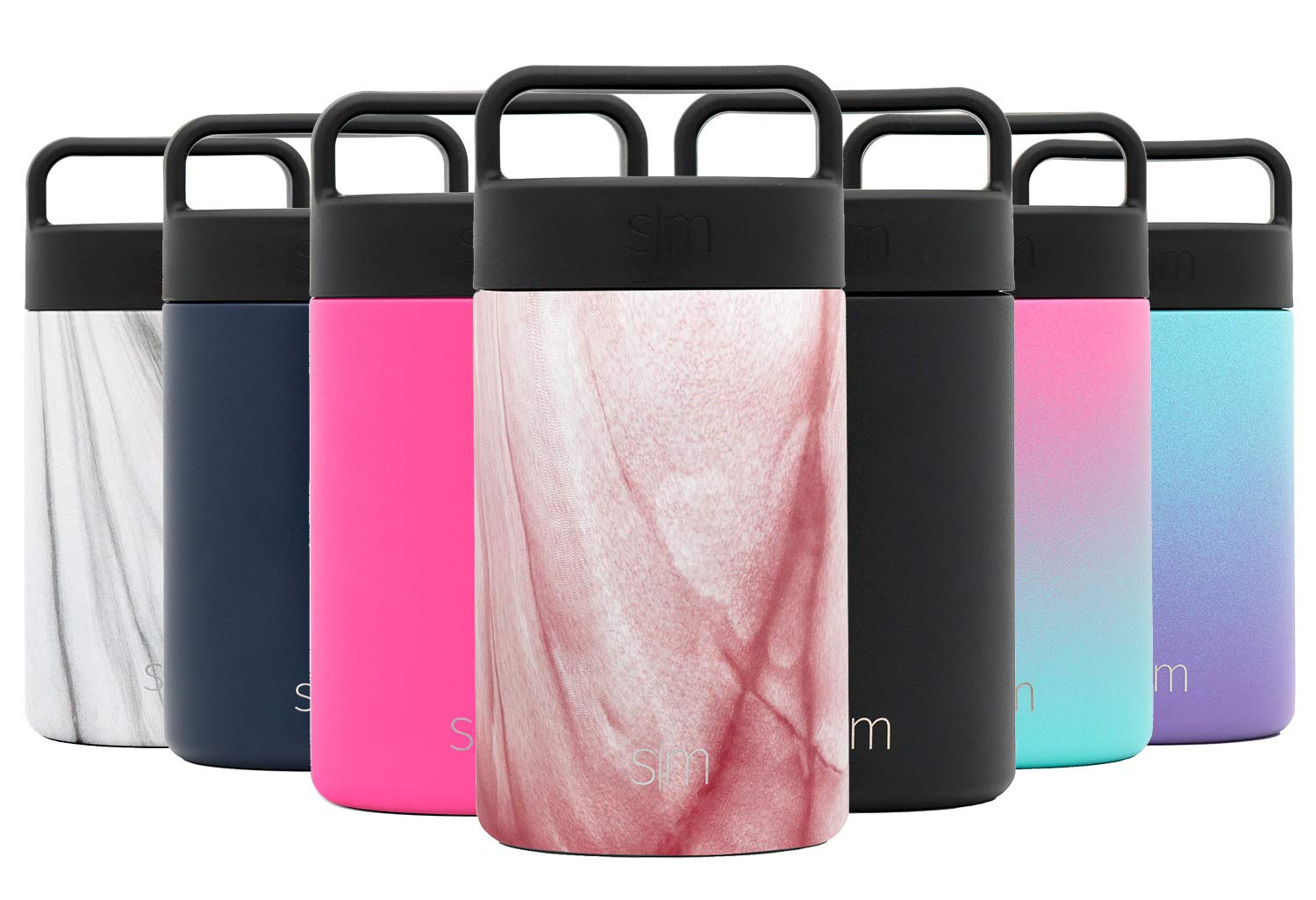 Simple Modern Provision Insulated Food Jar Thermos -Stainless Steel Leak Proof Storage Lunch Container for Hot Food 16oz with Handle Lid Pattern: Primrose Marble