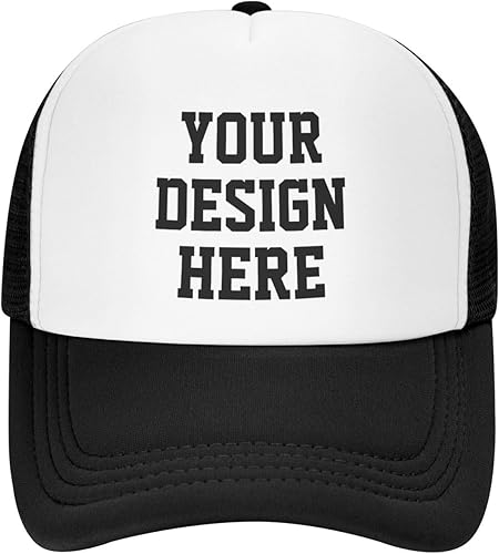 Sombrero personalizado tu diseño aquí, sombrero personalizado diseña tu propio sombrero clásico para hombre y mujer camionero