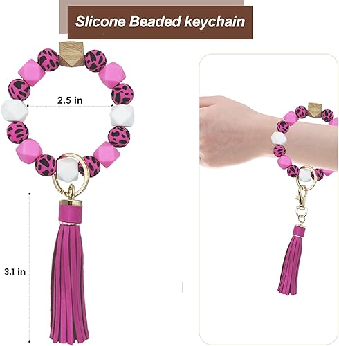 Miniatura 2 de Cordón para el cuello para llaves, pulsera con llavero, soporte para tarjetas de identificación, regalo para profesores, mujeres, hombres