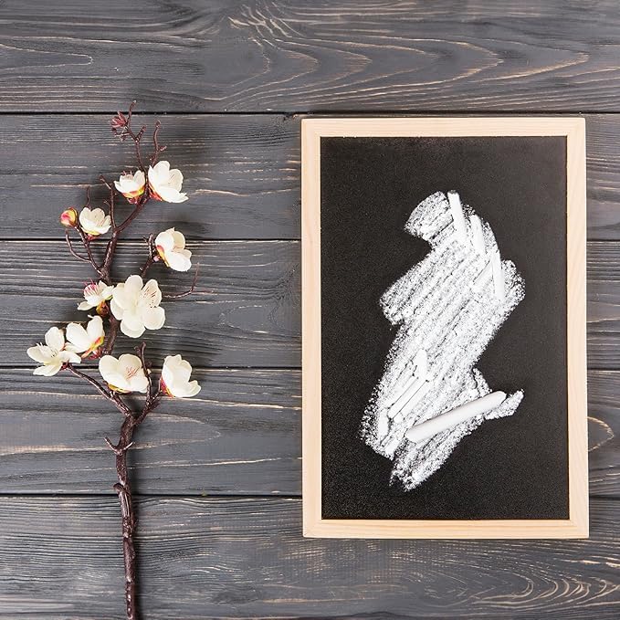 WE-STOCK Tablero de madera negro 20 x 30 cm