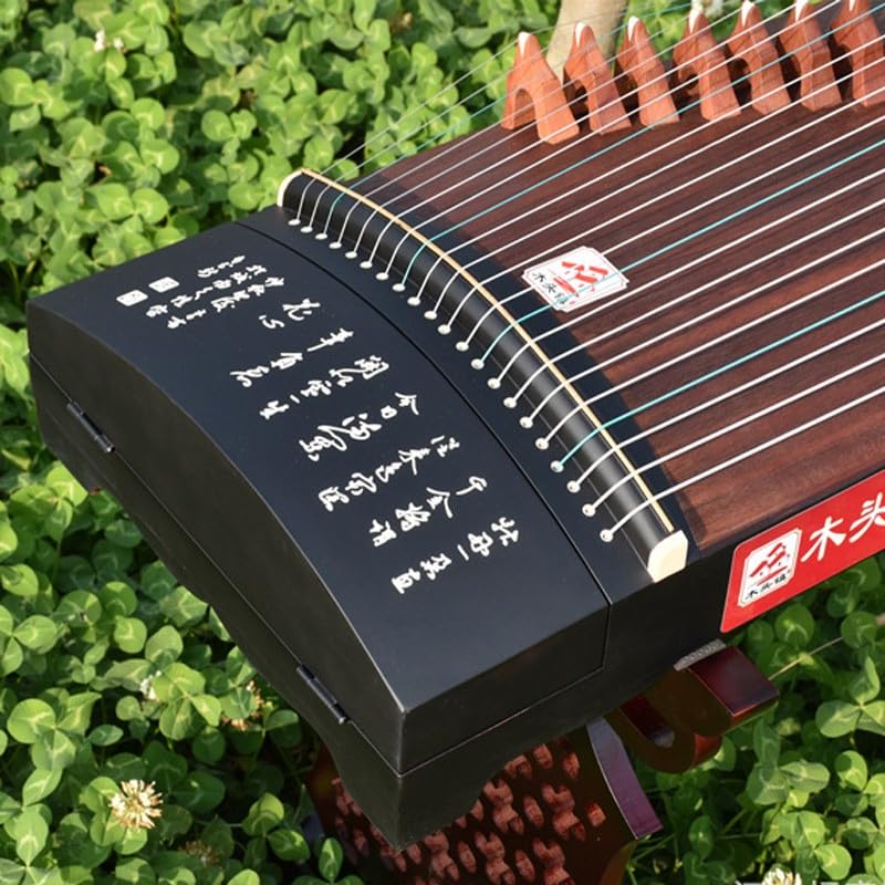 JITEM Guzheng, Traditional Chinese 21-String Instrument, Handmade Solid Wood Performance-Grade Guzheng, Suitable for Beginners and Professionals(Color:19), Size