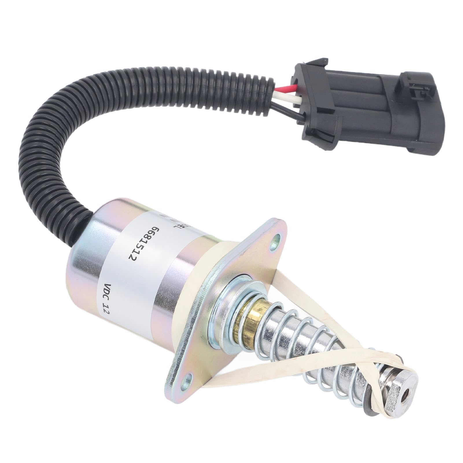 12V Cewka Zaworu Elektromagnetycznego Hamulca 6681512 Zawór Elektromagnetyczny Odcinający Paliwo dla MiniładowarkiS150 S160 S185