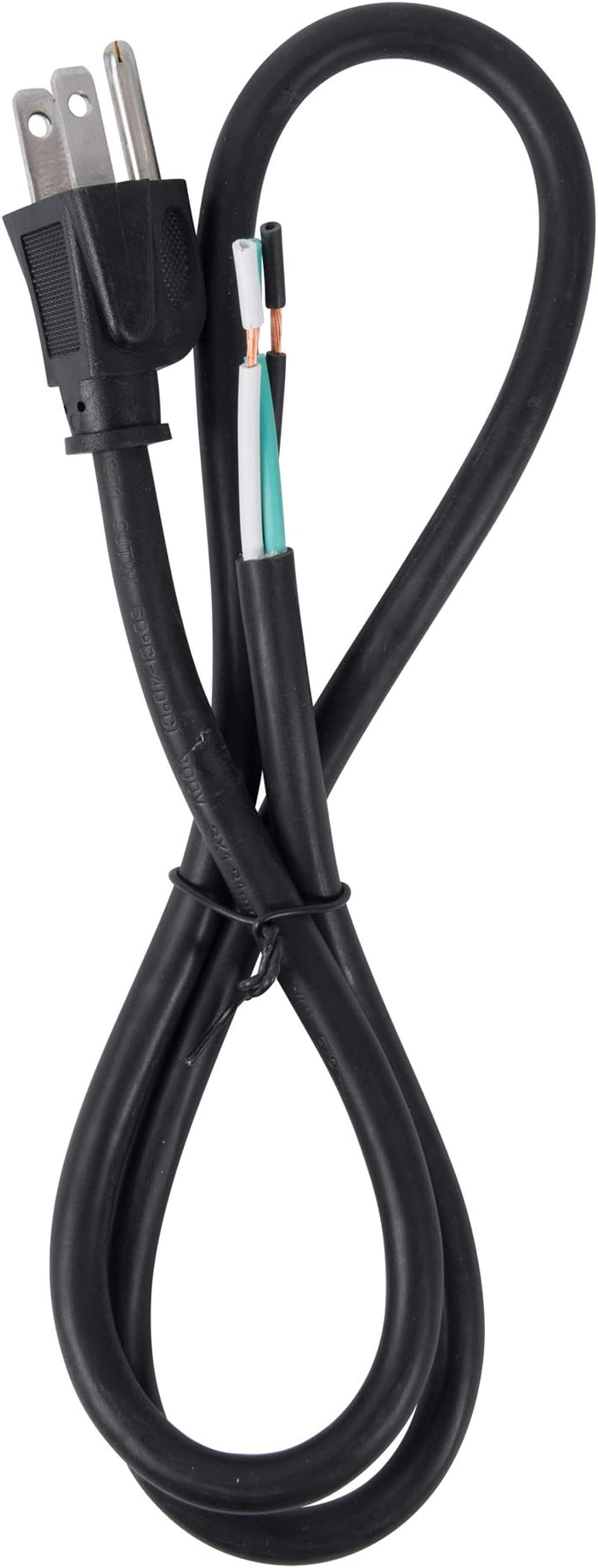 Bergen Industries Inc. PS313163 3 Wire Cord for Power Appliances and Tools, 3 16 AWG, 13 A/125 V AC, 1625 W 3, 3 Feet, Black