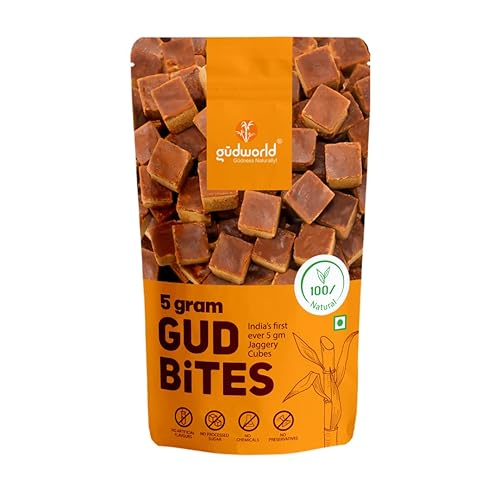 0.18 oz Gud Bites I Cubos Jaggery de origen indio