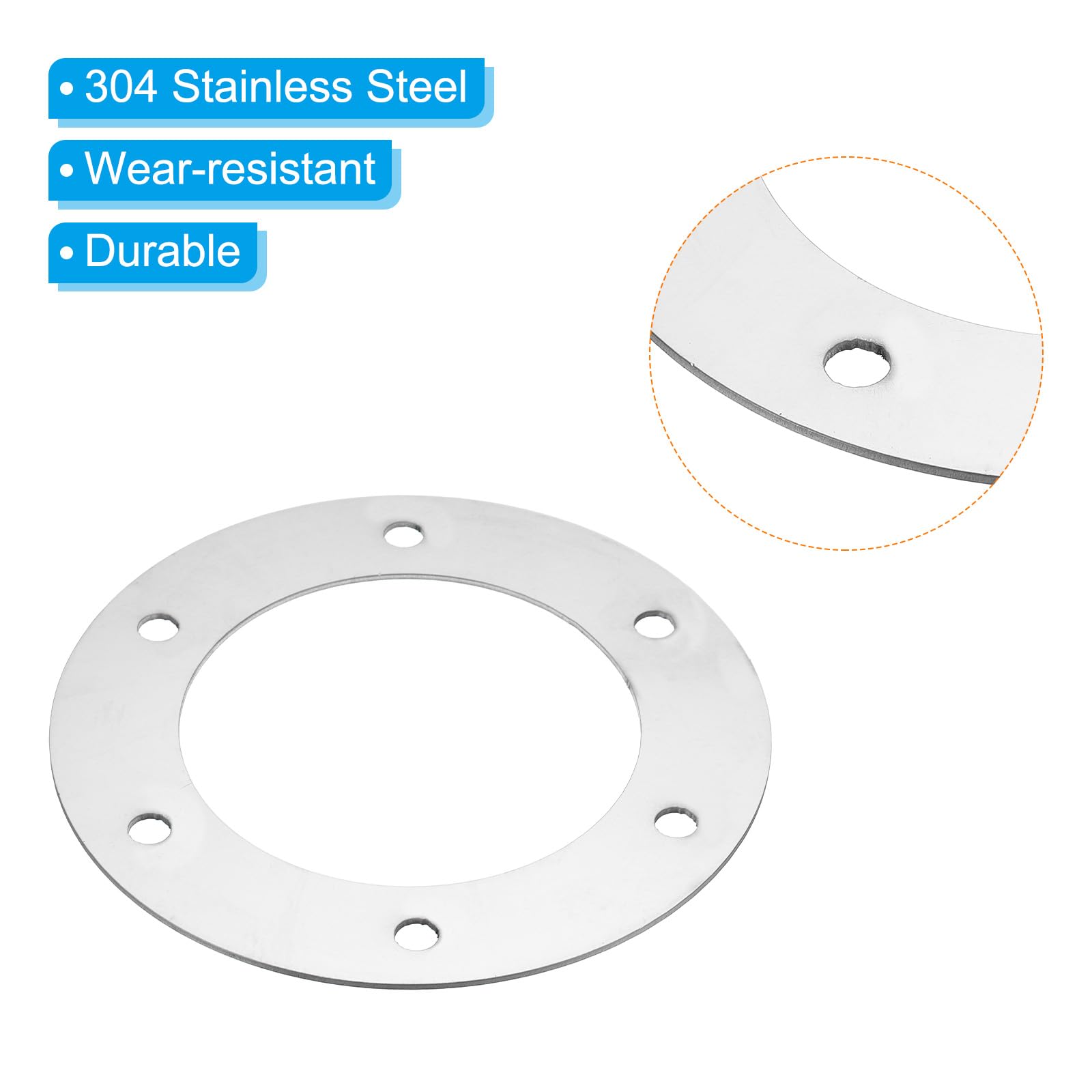 PATIKIL 4" (102mm) ID Duct Connector Flange - Image 4