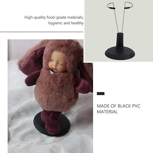 Miniatura 6 de PATKAW Doll Stand, 4 Pcs 5.9 Inch Portable Doll Stands Bear Display Case for Storage and Organization of Childrens s