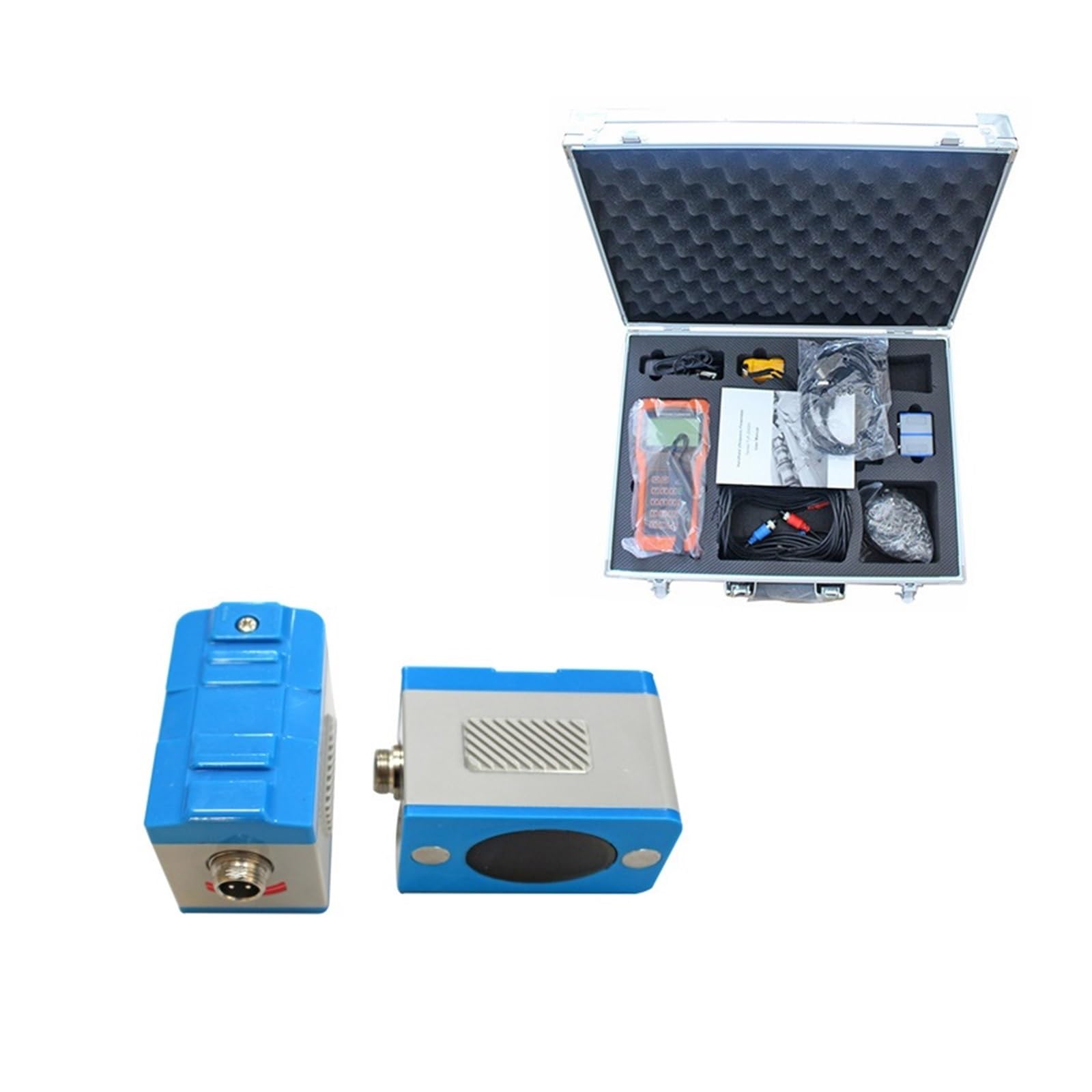 Kogedss Host Plus Tl-1 Water Flow Meter, Handheld Digital Liquid Ultrasonic Flow Meter Water Flowmeter Tuf-2000H Ts-2(Dn15~Dn100) Tm-1(Dn50~Dn700mm) Tl-1(Dn300~Dn6000)(Host Plus Tl-1)