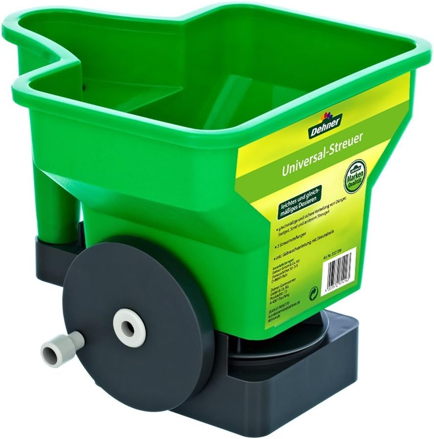 Dehner Düngerstreuer, ca. 23.5 x 21 cm, Kunststoff, grün Amazon.de