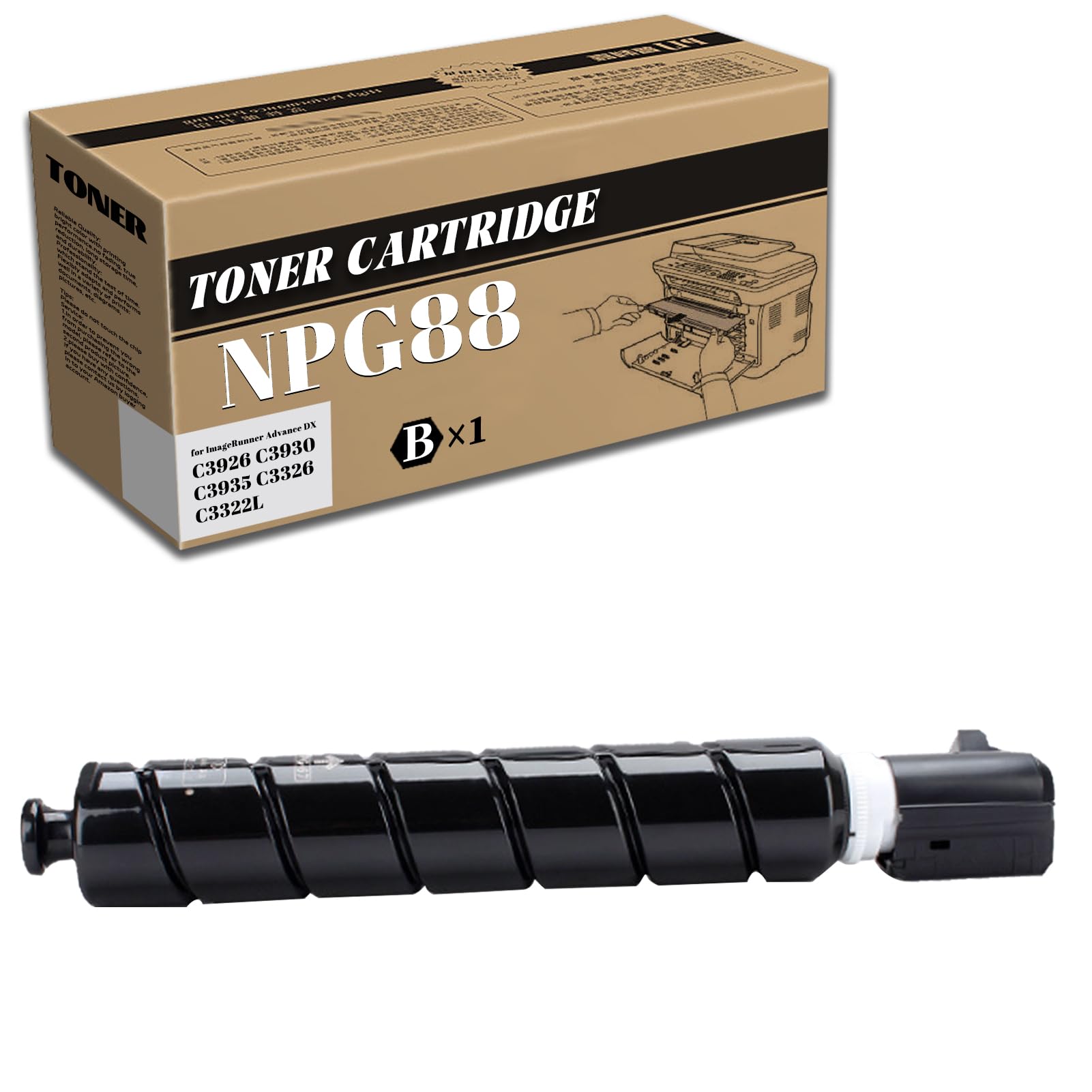 Amazon.com: NPG88 Toner Cartridge Replacement for Canon  