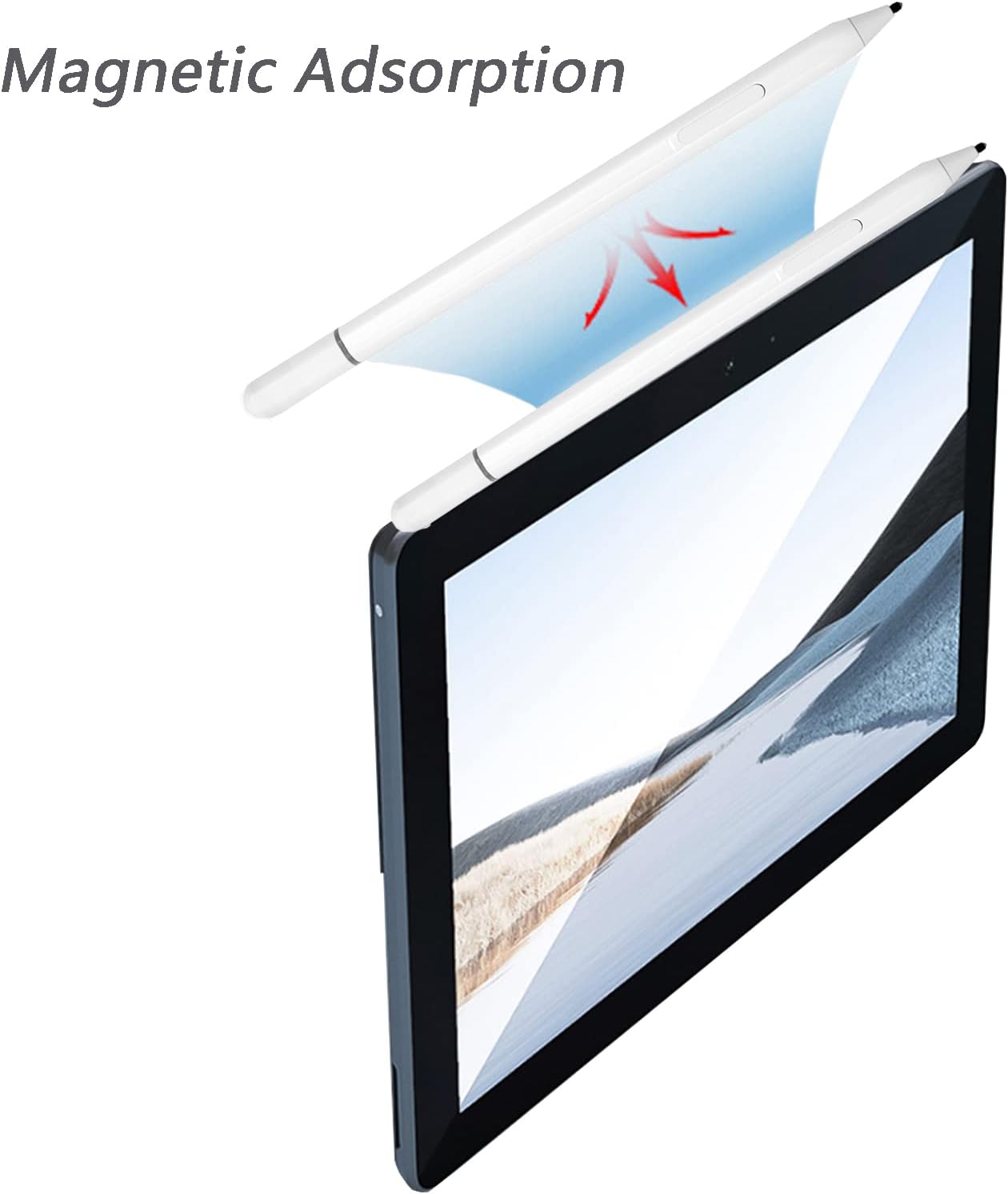 Stylus Pen Compatible for Surface Pro 8/7/6/5/4/3/Pro 7+/Pro X, 4096 Levels Pressure Compatible for Surface Laptop 4/3/2/1 Surface Book/Go 3/2/1 Surface Studio 2/1, with Palm Rejection