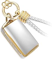 Vista 14 de Funda para Llavero de Audi con Accesorios de Llavero de Cuerda Trenzada de Metal, Estuche Suave Mejorado para Llave A3 A6-A8 E-Tron S3 RS6-7 SQ7-8