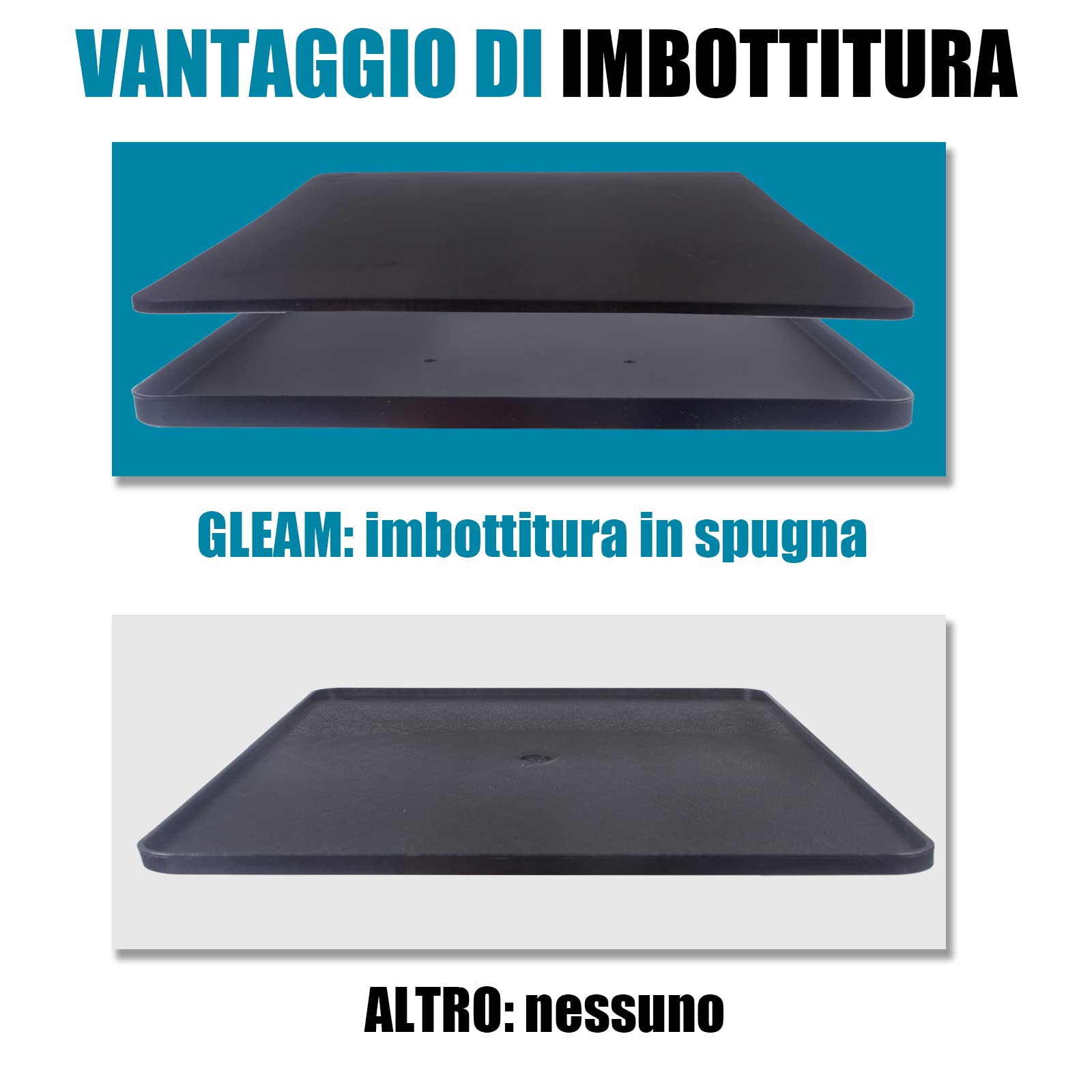 GLEAM Supporto per Proiettore Supporto Forte Vassoio Grande 39cm (Lunghezza) x 29cm (Larghezza) Altezza da 60 cm a 100 cm per Laptop, Proiettore