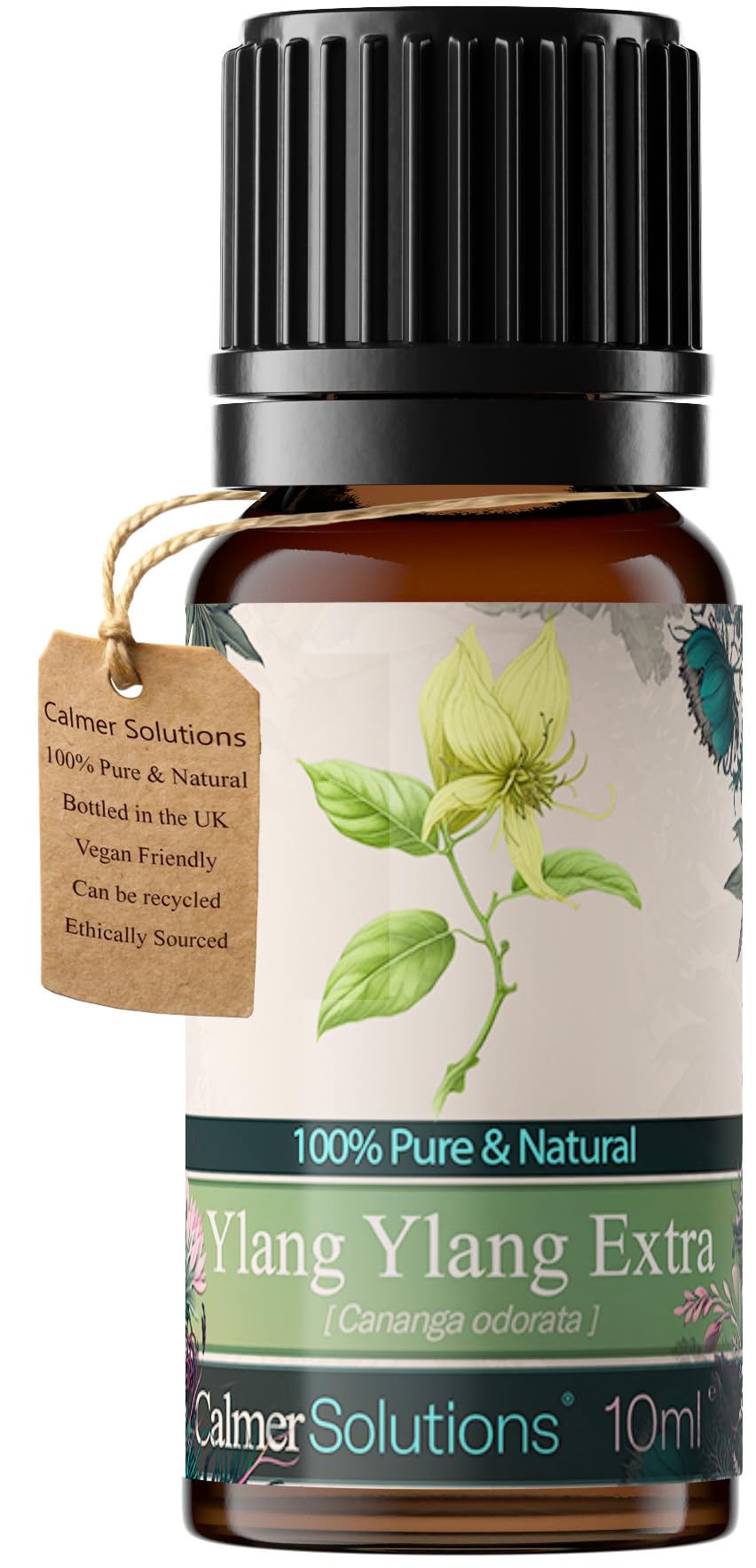 Calmer Solutions Pale Yellow Ylang Ylang Extra Essential Aromatherapy Oil 10Ml