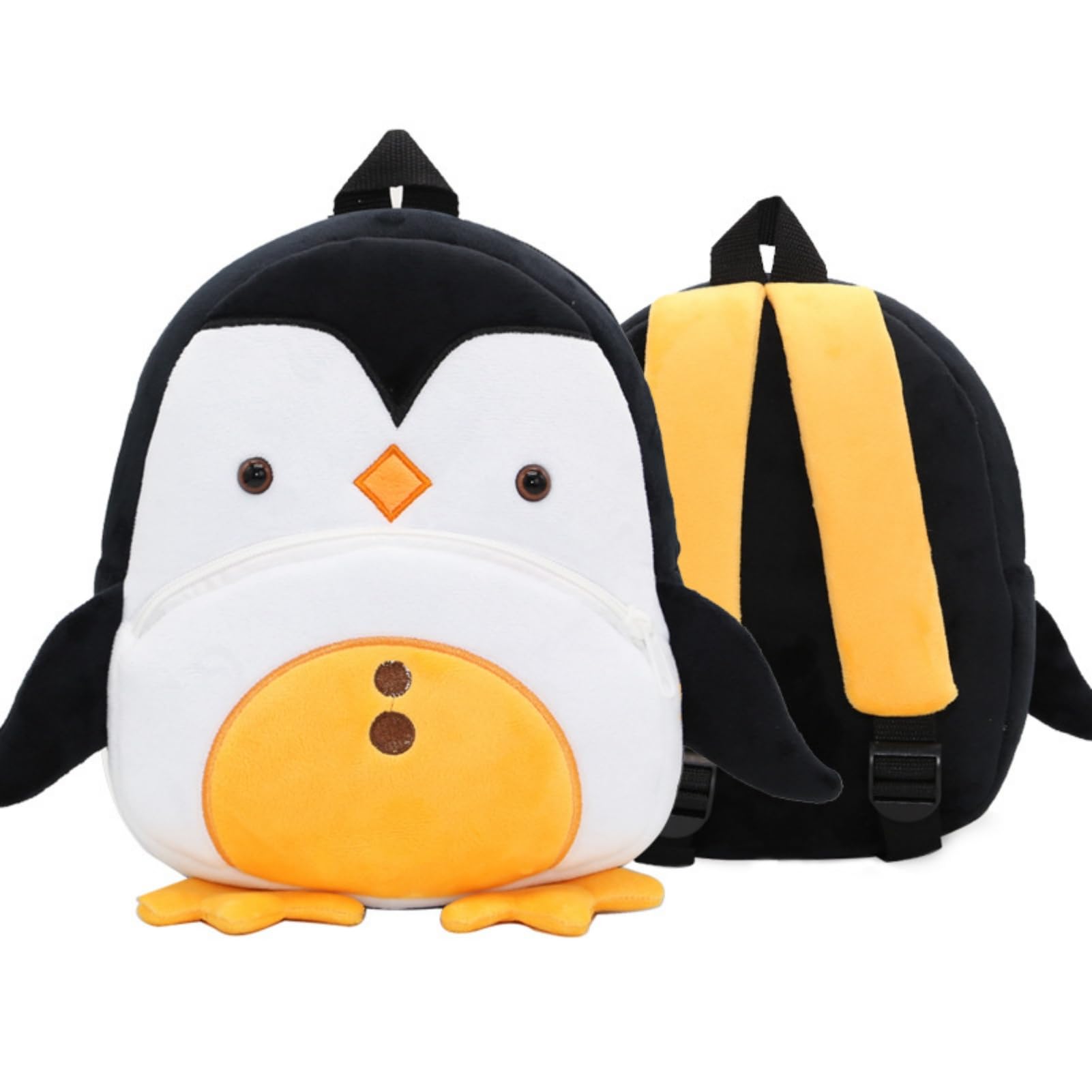 TOYBYCute Toddler Backpack for Girls Boys, Cartoon Cute Animal Plush Backpack Mini Travel Bag for Kids, 3D Cute Cartoon Animal Schoolbag for Kids, Lunch Box Carry Bag for Boys Girls