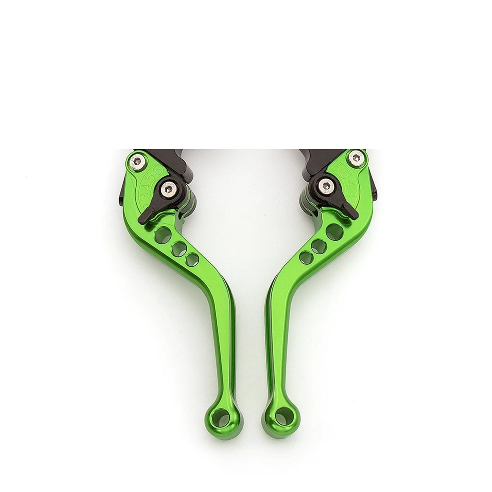 Dajmsuy Short Green Motorbike Brake Clutch Lever For Fz1 For Fazer Gt Fz6 For S2 For Fz6r Fz8 Xj6 For Diversion For Abs For Fz6-Fazer F-16 Y-688 Motorcycle Brake Clutch Levers