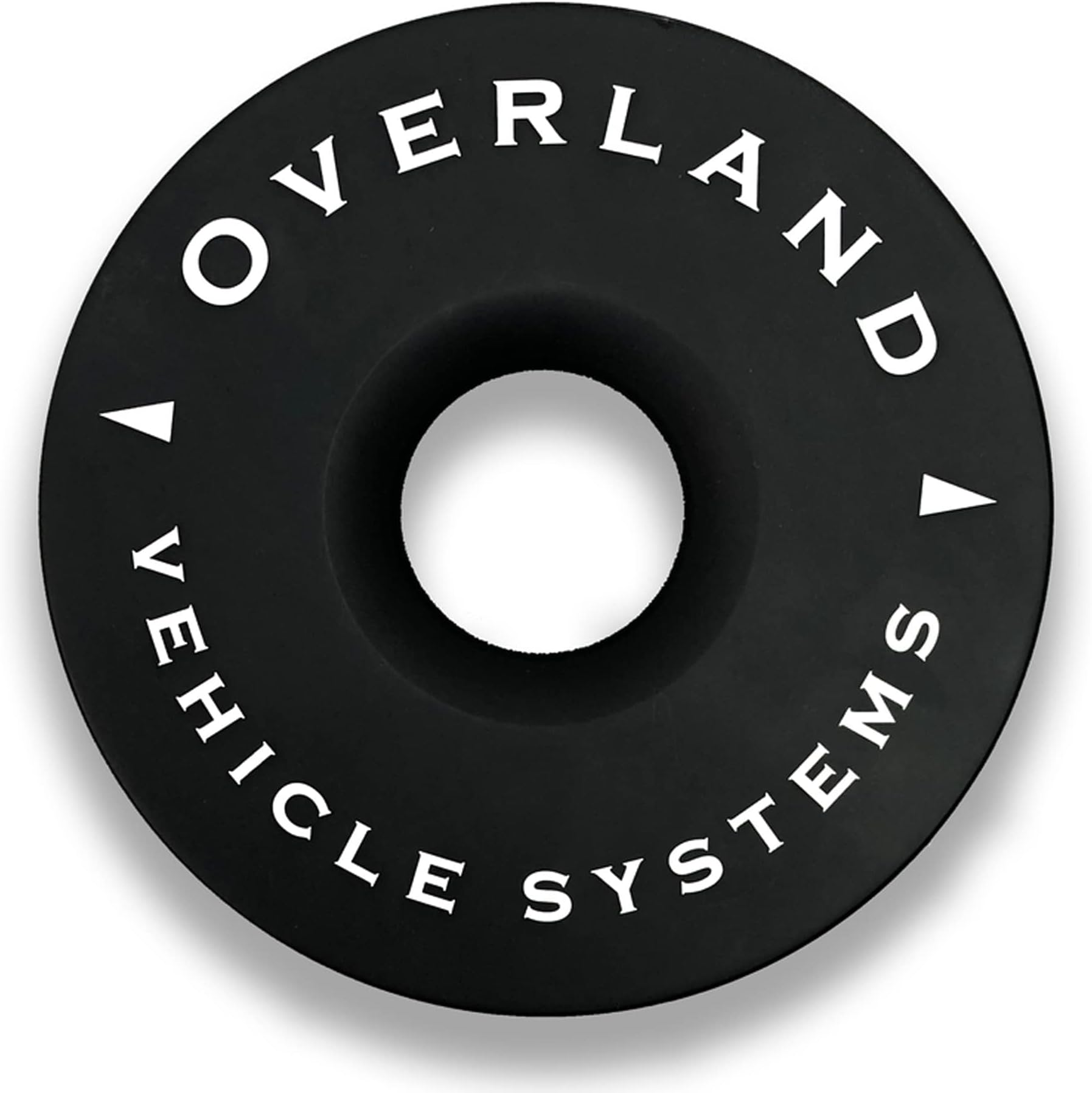 โ Recovery Ring 6.25" 45,000 lb. Black with Storage Bag Universal - T6 6061 Aircraft Grade Aluminum - for Use for Truck, SUV, ATV and UTV